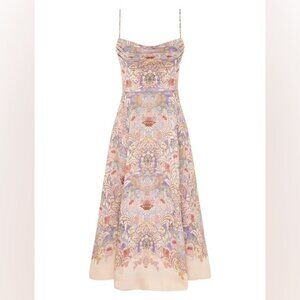 Zimmermann Rebellion Tuck Midi Dress